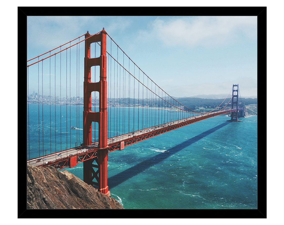 Golden Gate Bridge framed print