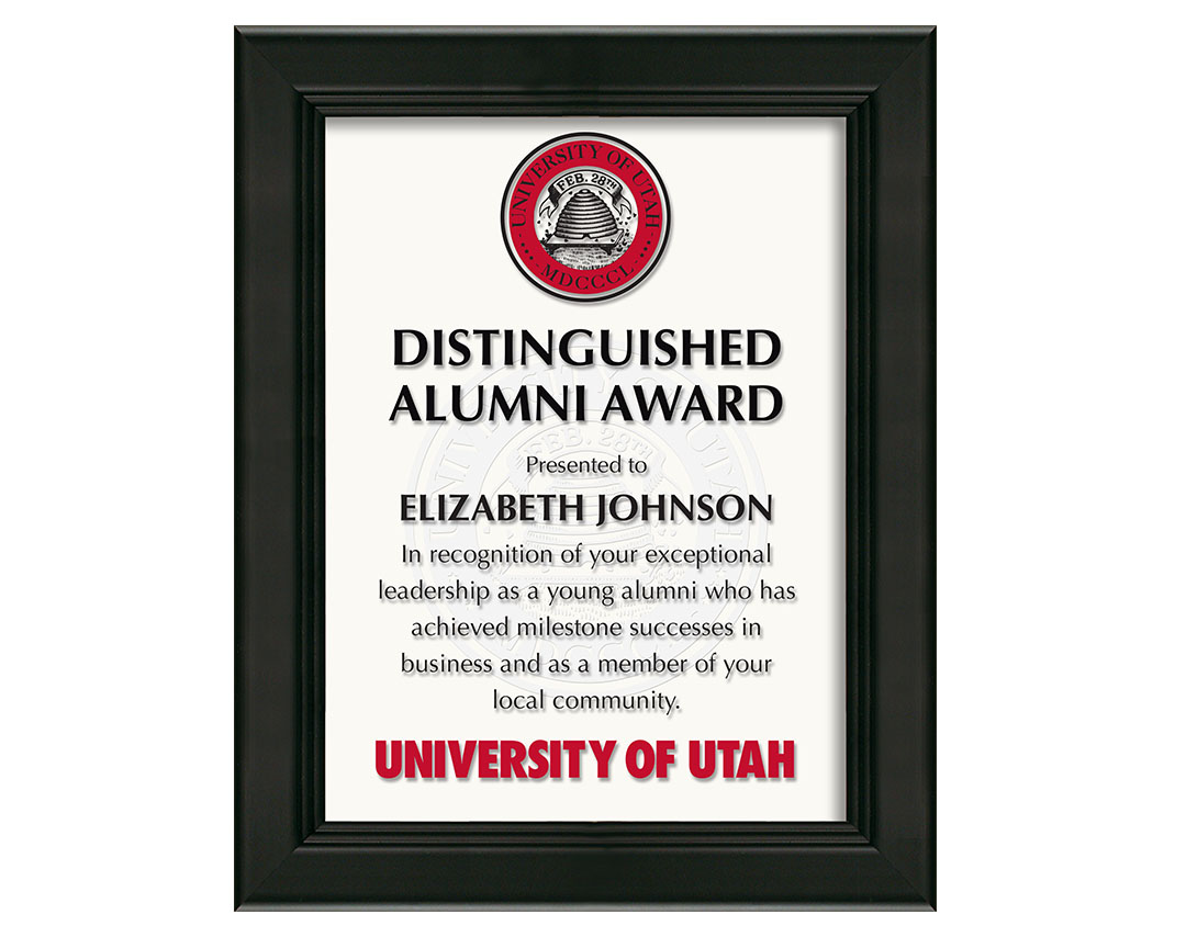 University of Utah Distinguished Alumni Award