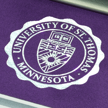 University of St. Thomas Silver Embossed Seal