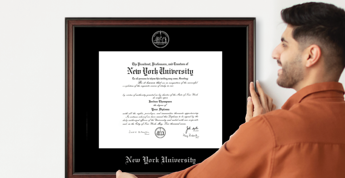 why frame your diploma