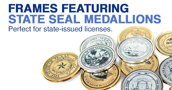 Shop State Seal Frames