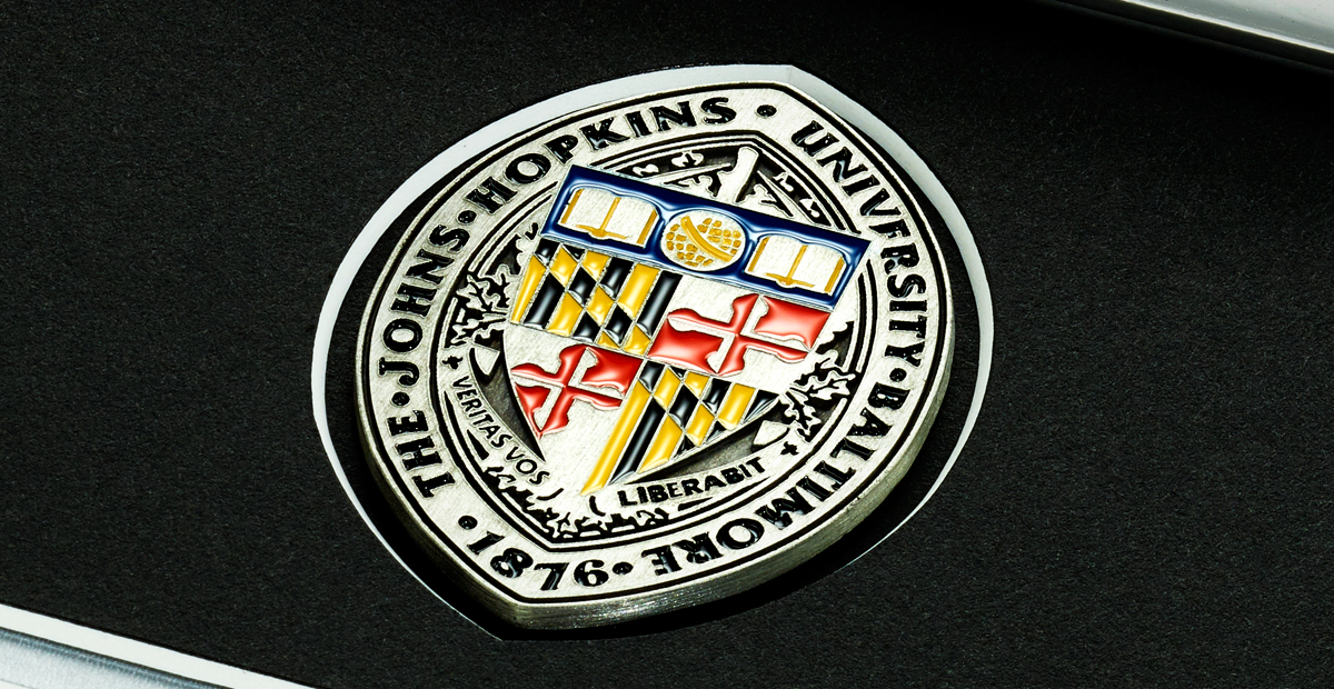 Johns Hopkins Masterpiece Medallion 