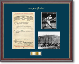 Three photo sports frame