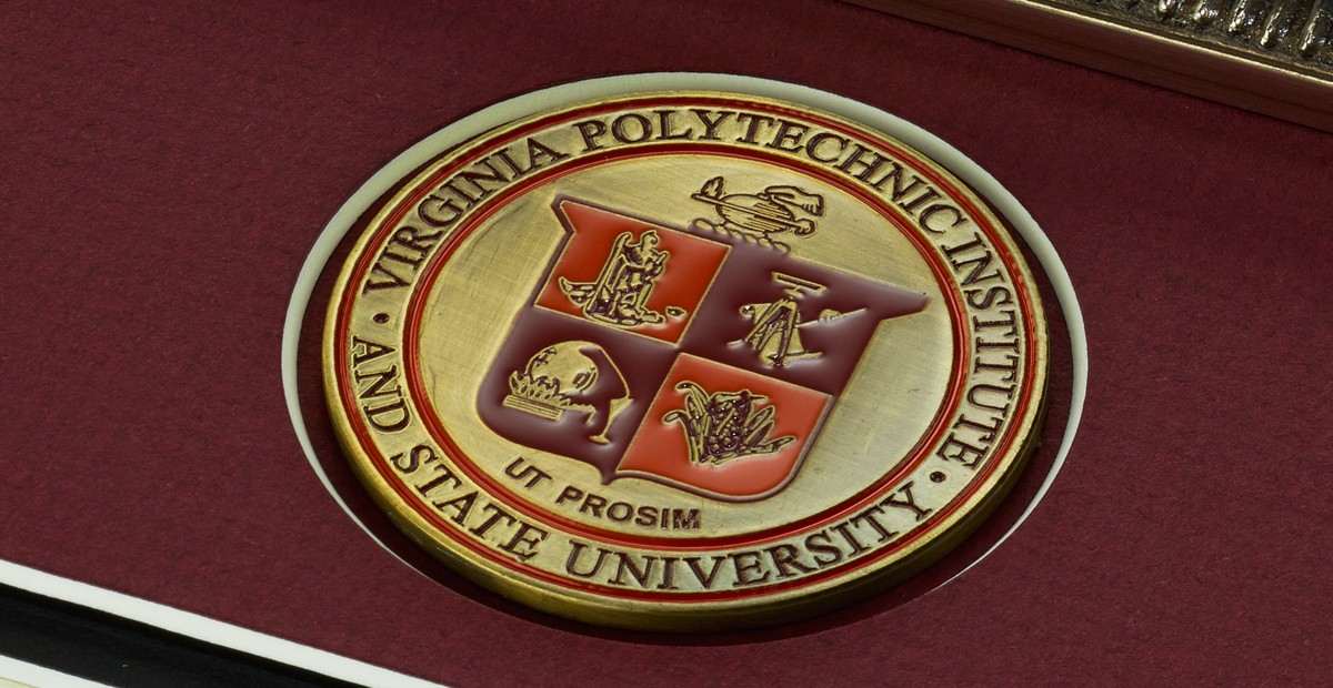 Virginia Tech Masterpiece Medallion