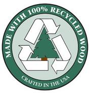 Recycled wood mouldings