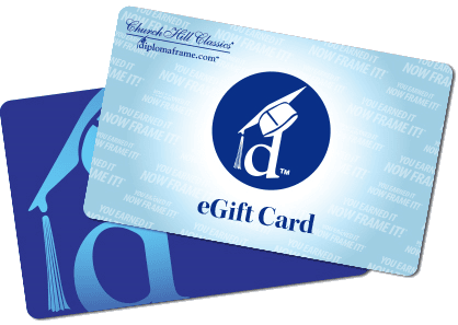 image of a diplomframe.com e-gift card.