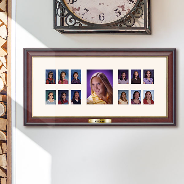 School year picture frame hanging on wall