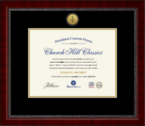 Custom Frame from church hill classics