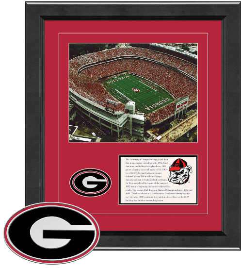 University of Georgia Dynasty Sports Series Frame