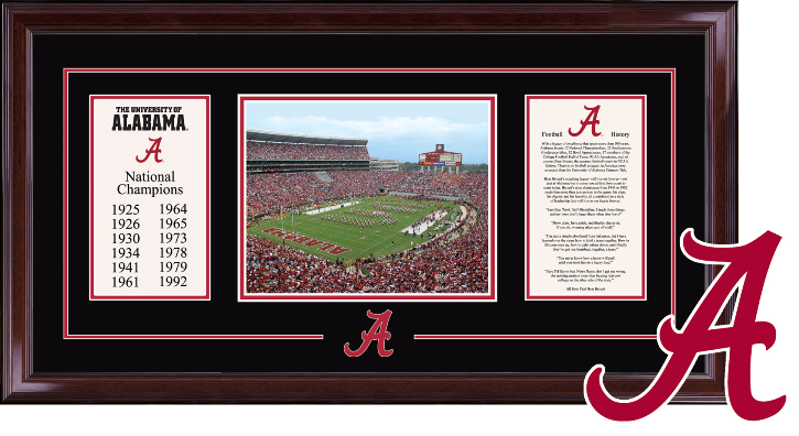 University of Alabama Legacy Sports Frame