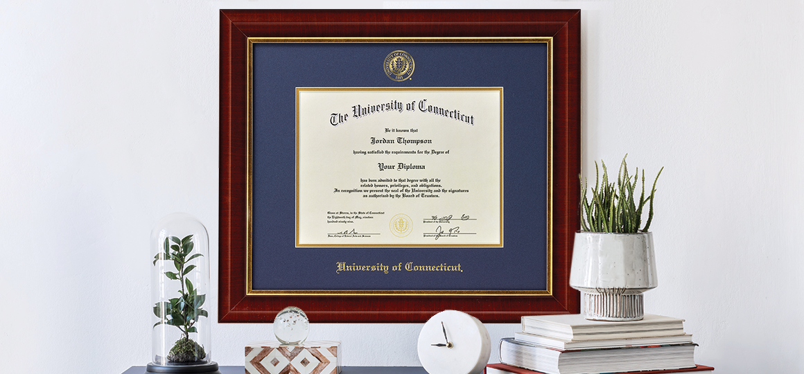 Licensed Embossed Diploma Frame