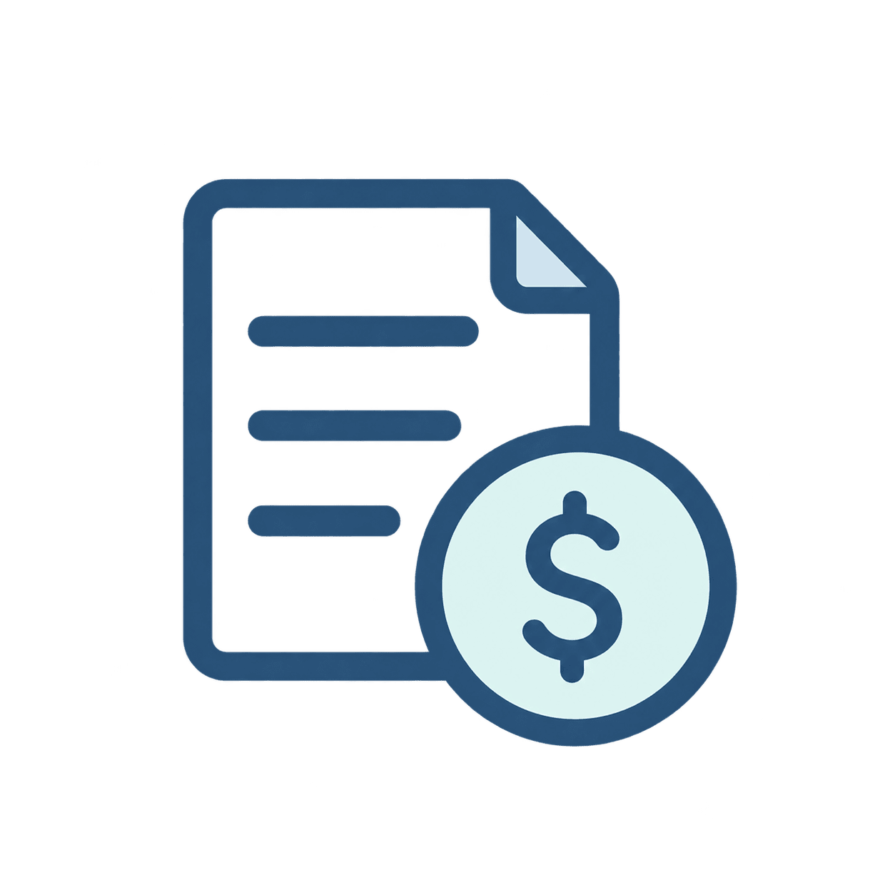 Quote document icon for custom framing pricing requests