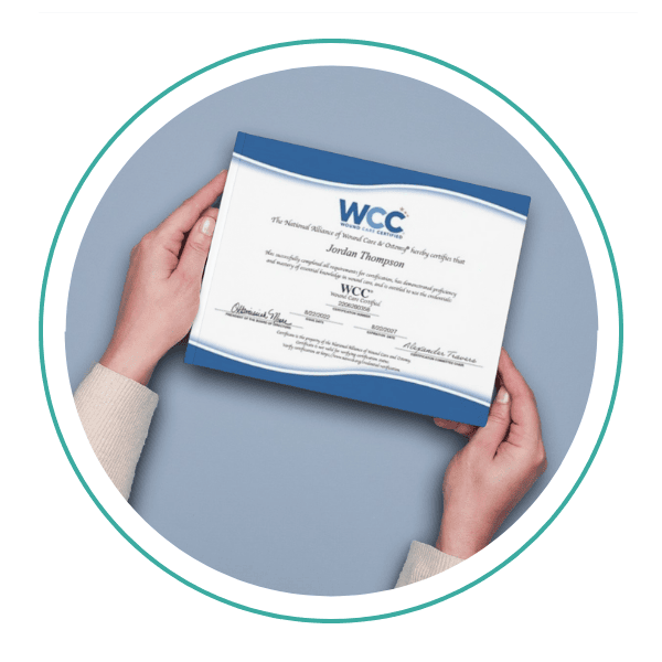 WCC printed Certificate
