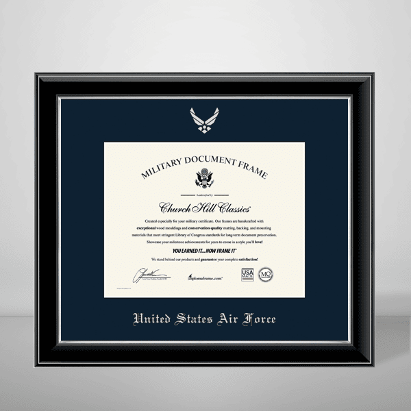 Air Force Military Document Frame