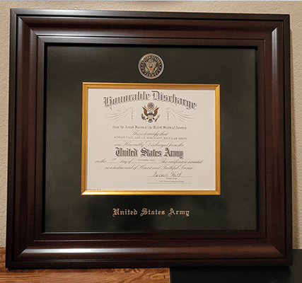 Honorable Discharge Frame
