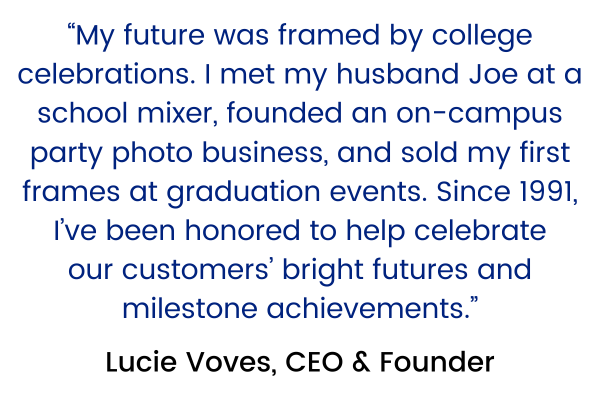 Quote from Founder & CEO Lucie Voves of Church Hill Classics