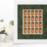 Frida Kahlo Postage Stamp Frame