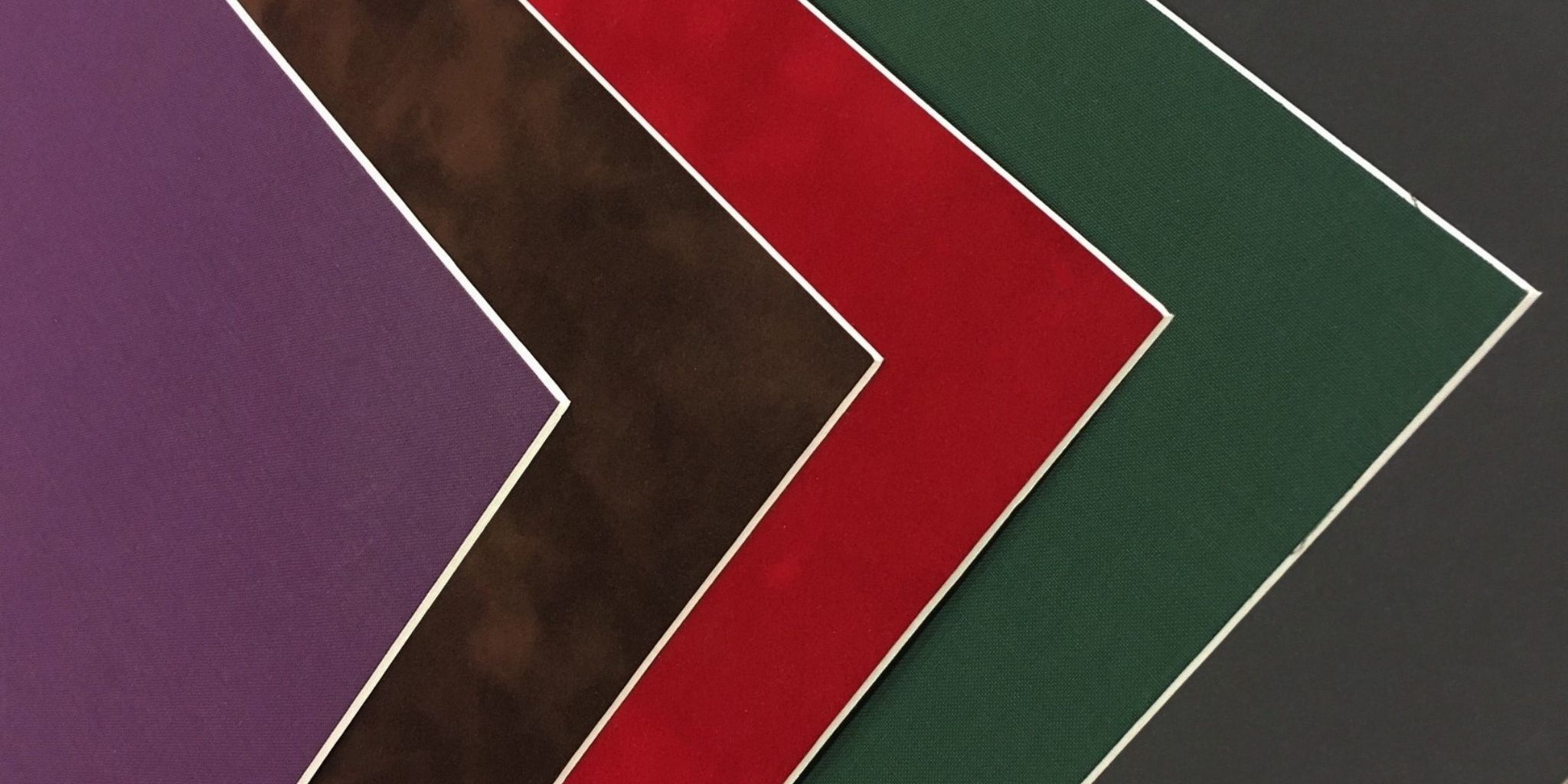 various museum quality mat options and colors