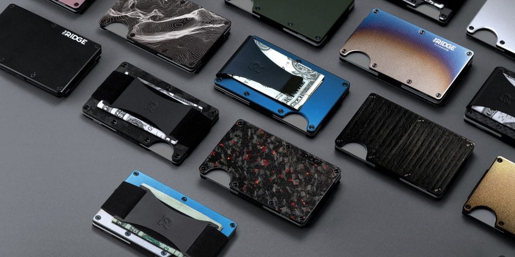 variety of ridge wallet designs