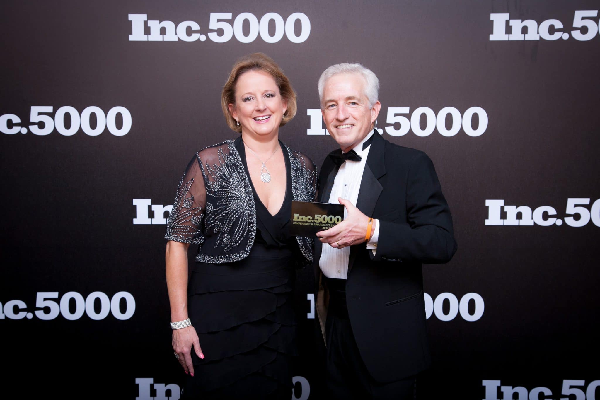 Lucie Voves winning Inc. 5000 Award