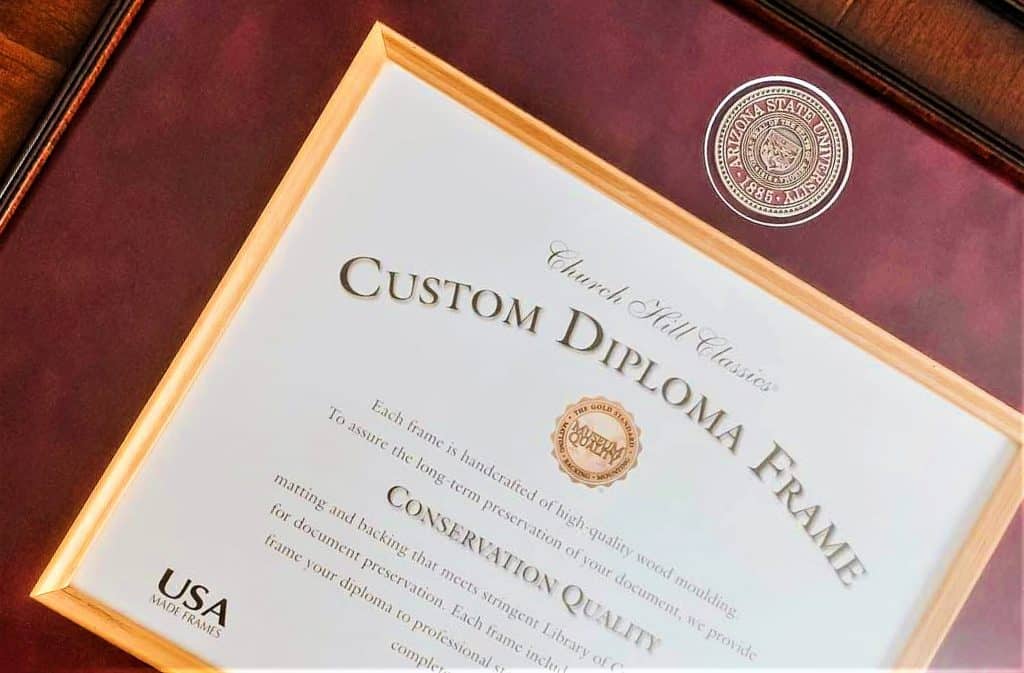 8 Differences Between Quality & Cheap Diploma Frames - Church Hill Classics  Blog