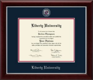 Liberty University Masterpiece Medallion diploma frame product