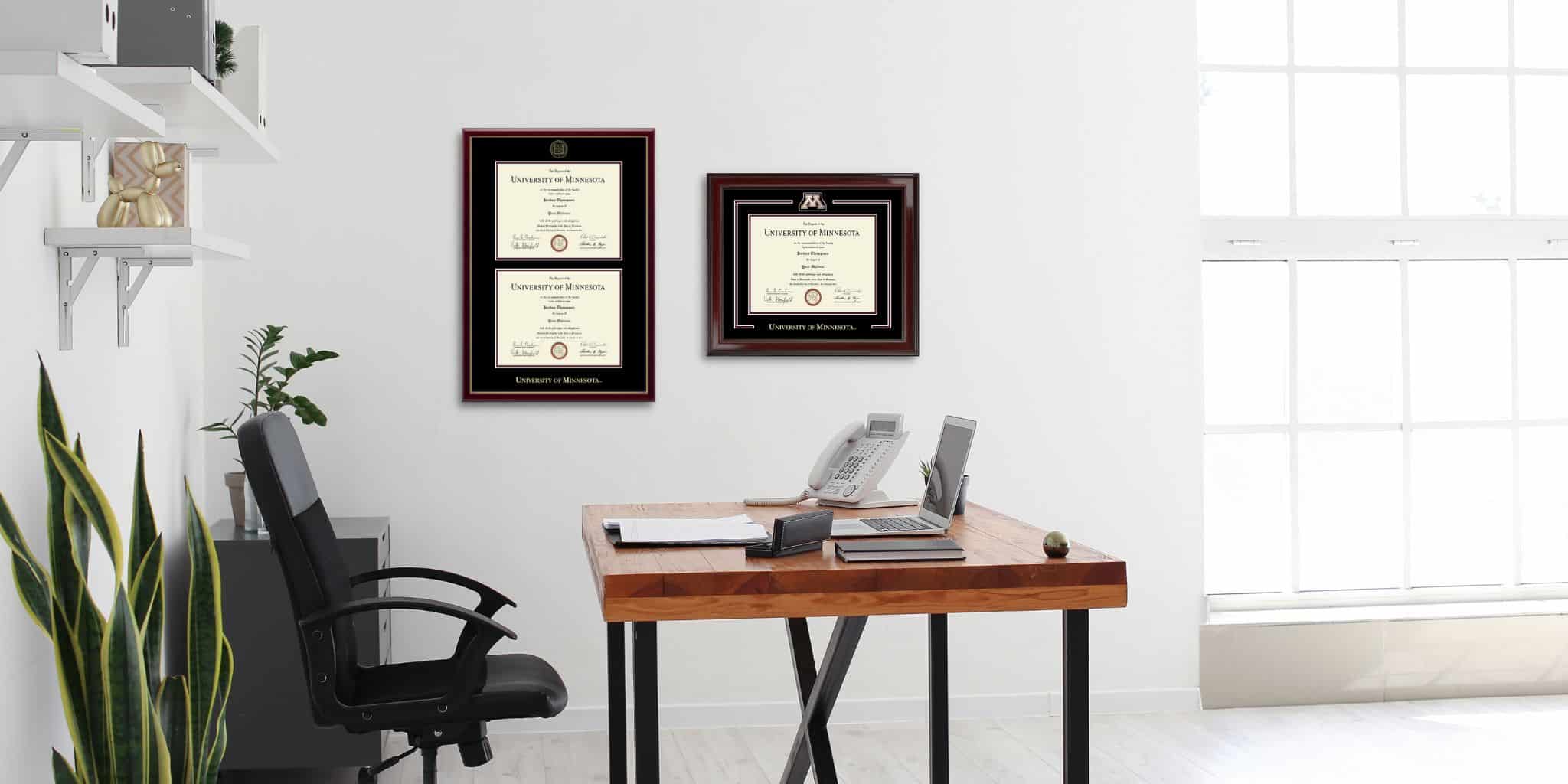 Designing a Custom Diploma Frame for Your Office - Church Hill Classics Blog