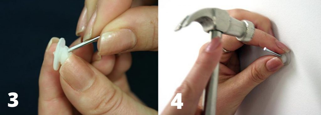 Level lock hanging system steps 3-4