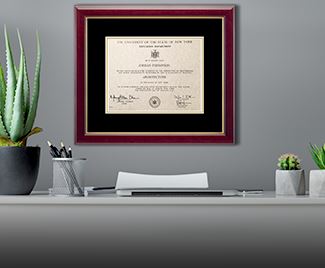 Design the perfect certificate frame 