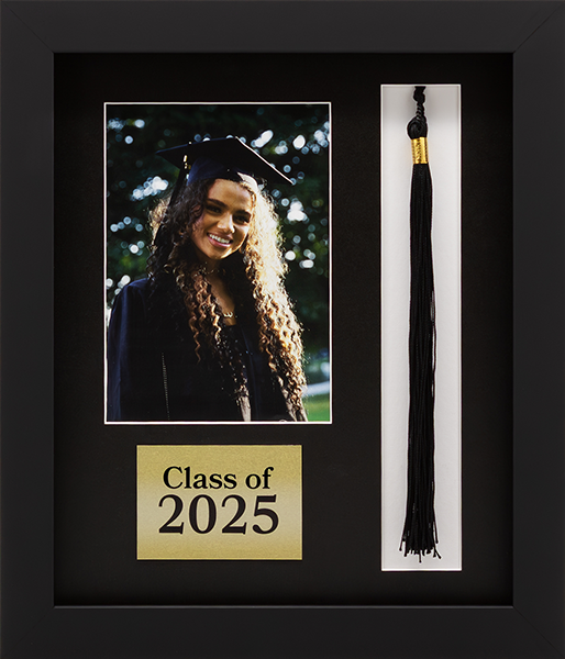 Frame with space for graduate photo and tassel, labeled Class of 2025