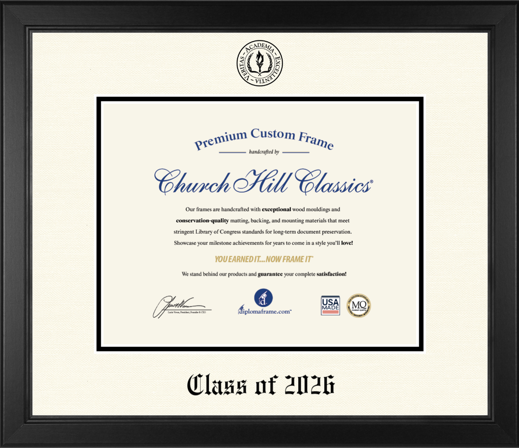 Graduation Gifts Class of 2026 Diploma Frame