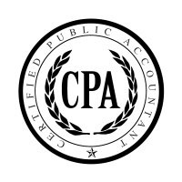 Icon representing diploma frame for accounting professionals