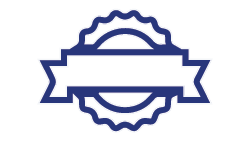 Checkmark badge icon denoting officially licensed frames