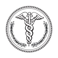 Icon representing diploma frame for medical professionals