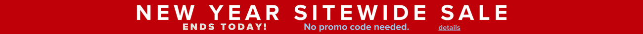 New Year sitewide sale no code needed ends today.