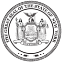 Frame featuring State of New York seal for legal or business certifications