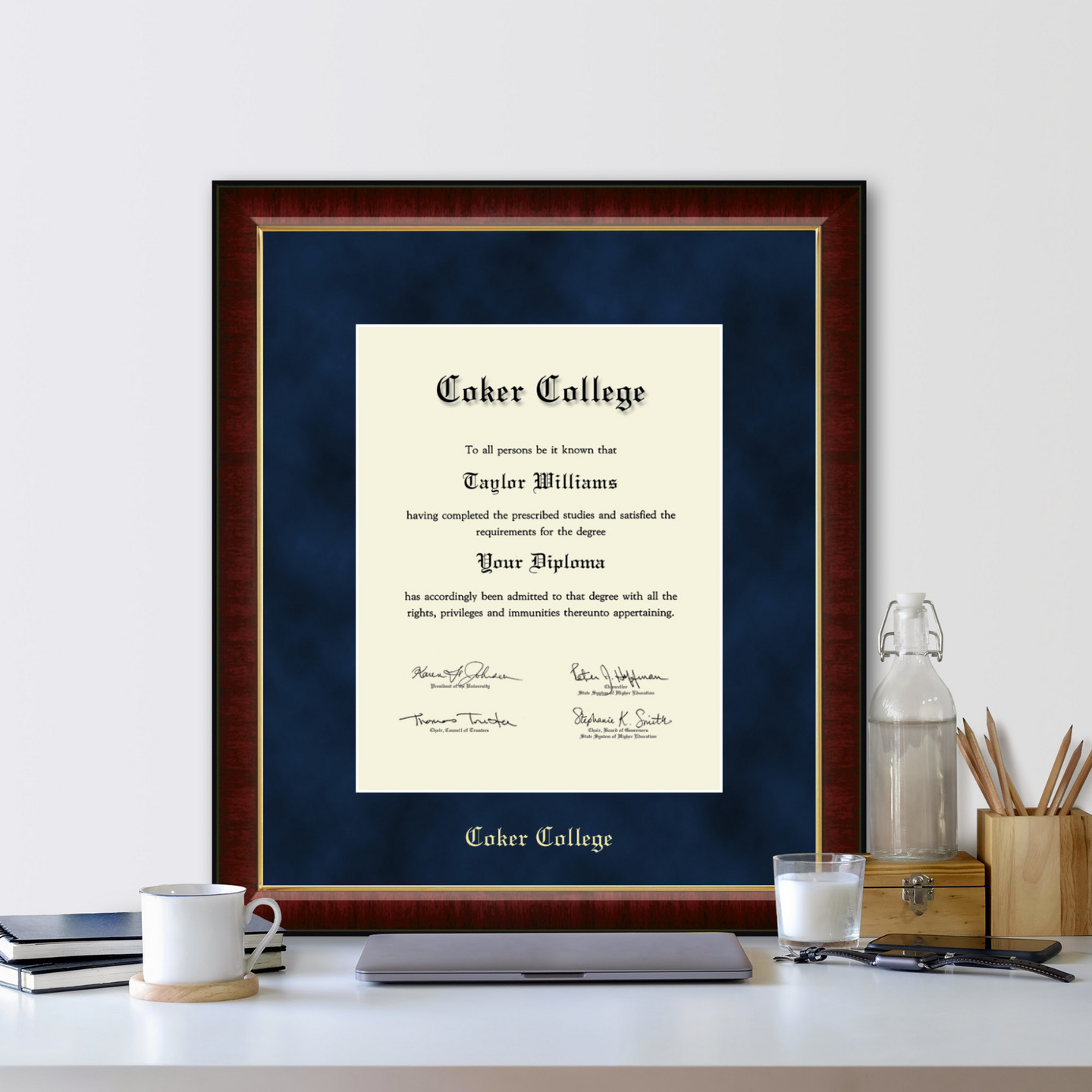 Coker College Gold Embossed Diploma Frame in Murano Item 242945 from
