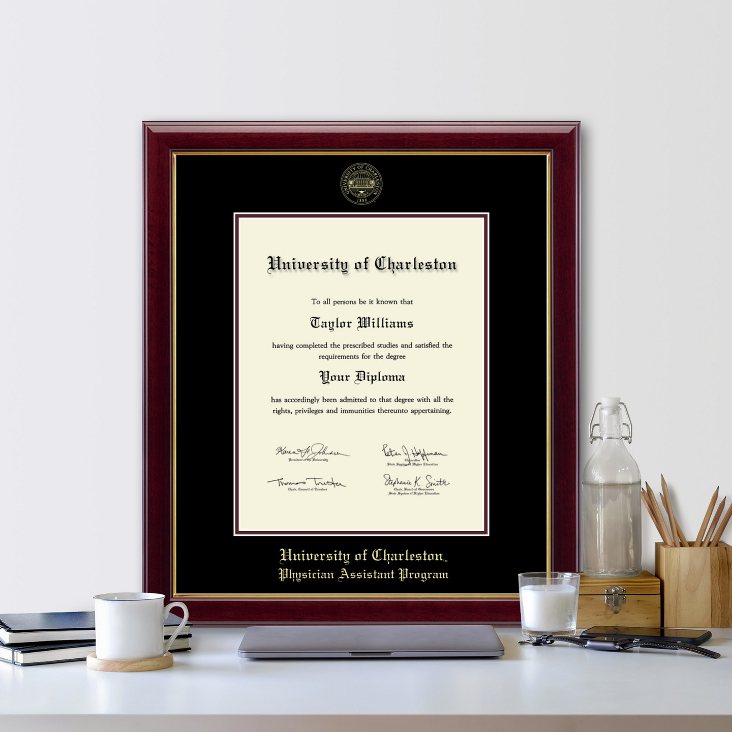 University of Charleston Gold Embossed Diploma Frame in Gallery - Item ...