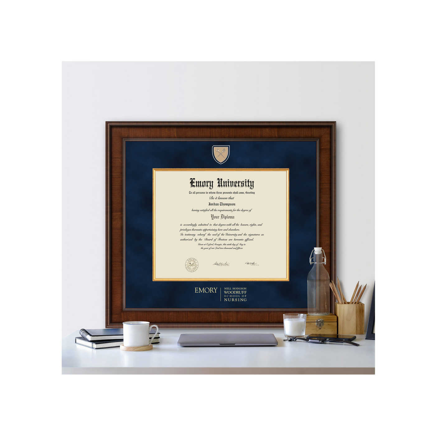 Emory University Presidential Masterpiece Diploma Frame in Madison