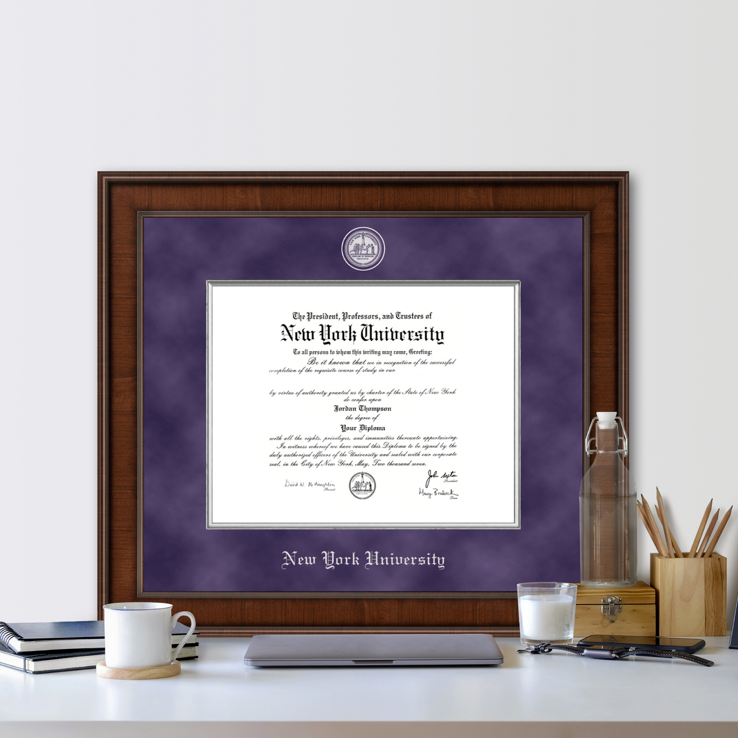 New York University Presidential Masterpiece Diploma Frame in Madison ...