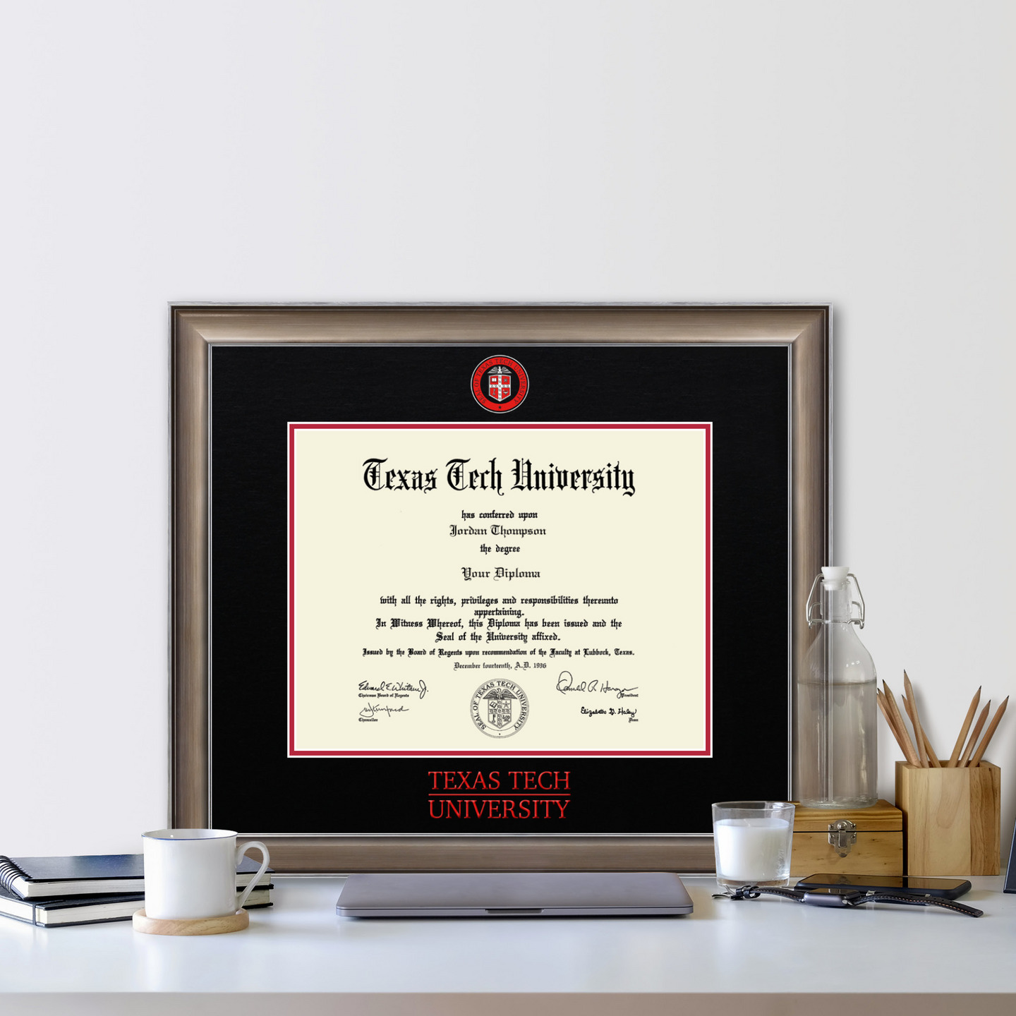 Texas Tech University Dimensions Diploma Frame in Easton Item 281090