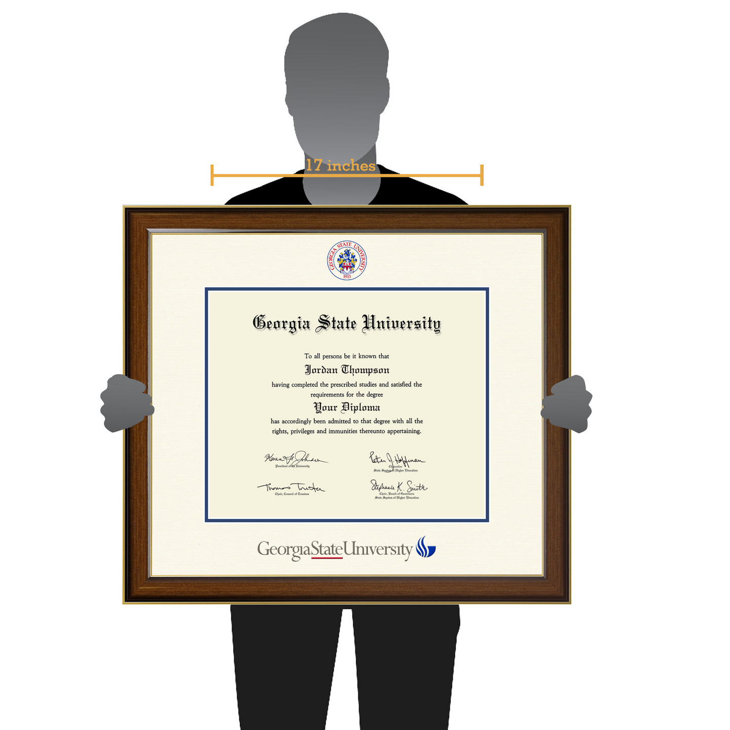 State University Dimensions Diploma Frame in Westwood Item