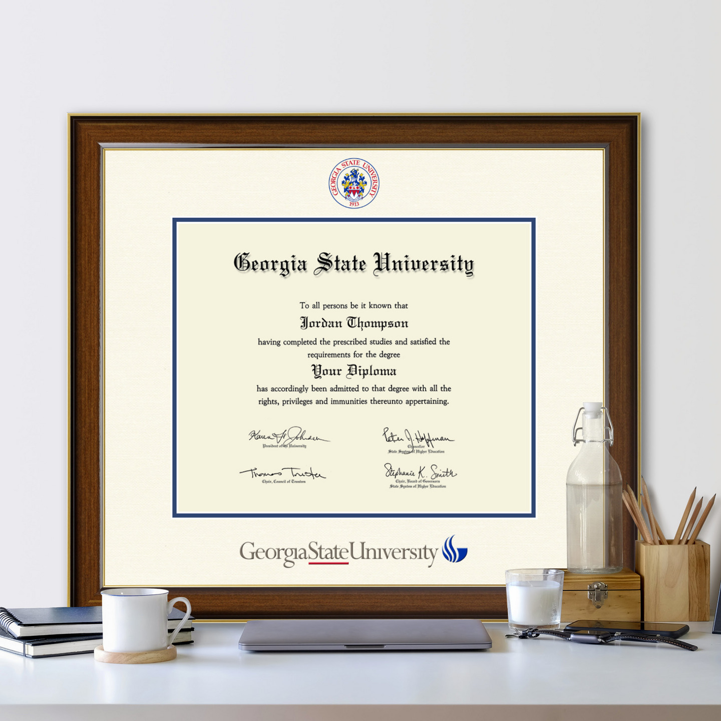 State University Dimensions Diploma Frame in Westwood Item