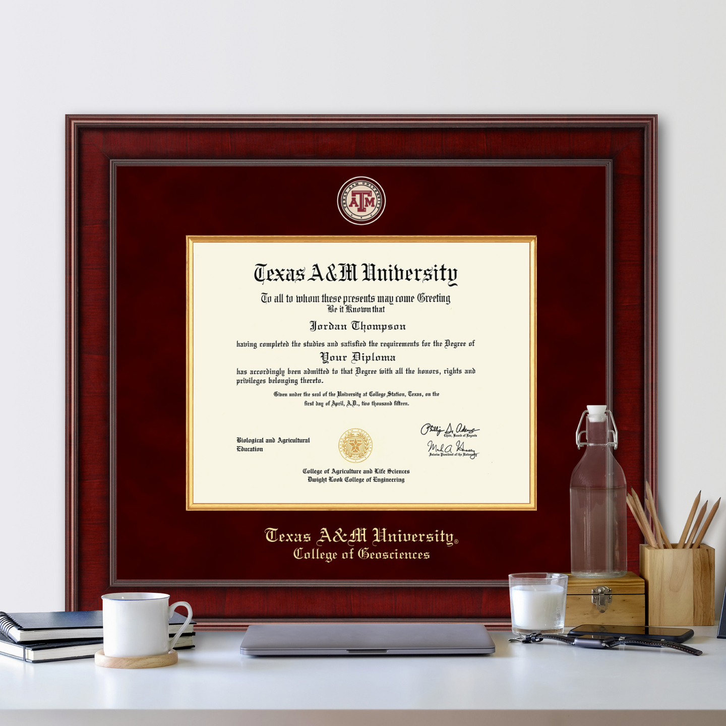 Texas A&M University Presidential Masterpiece Diploma Frame in