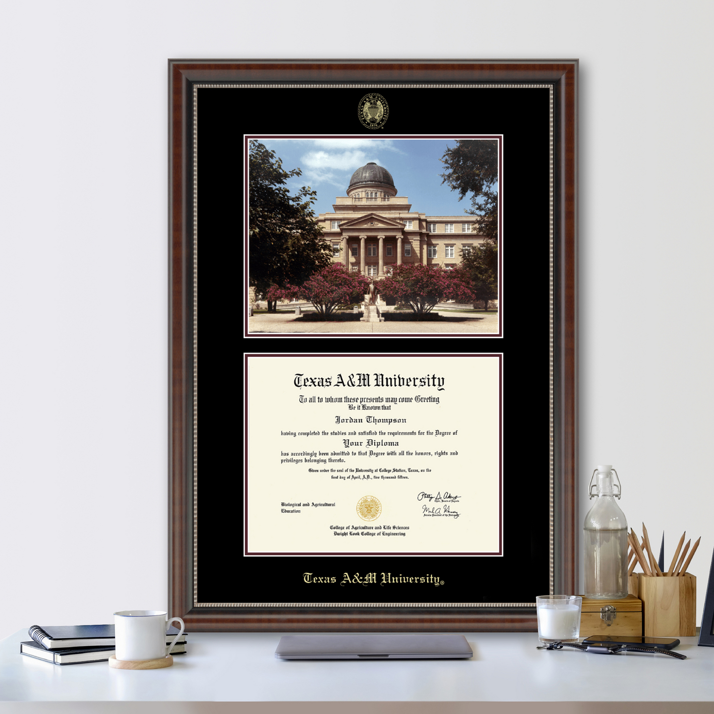Texas A M Diploma Frame