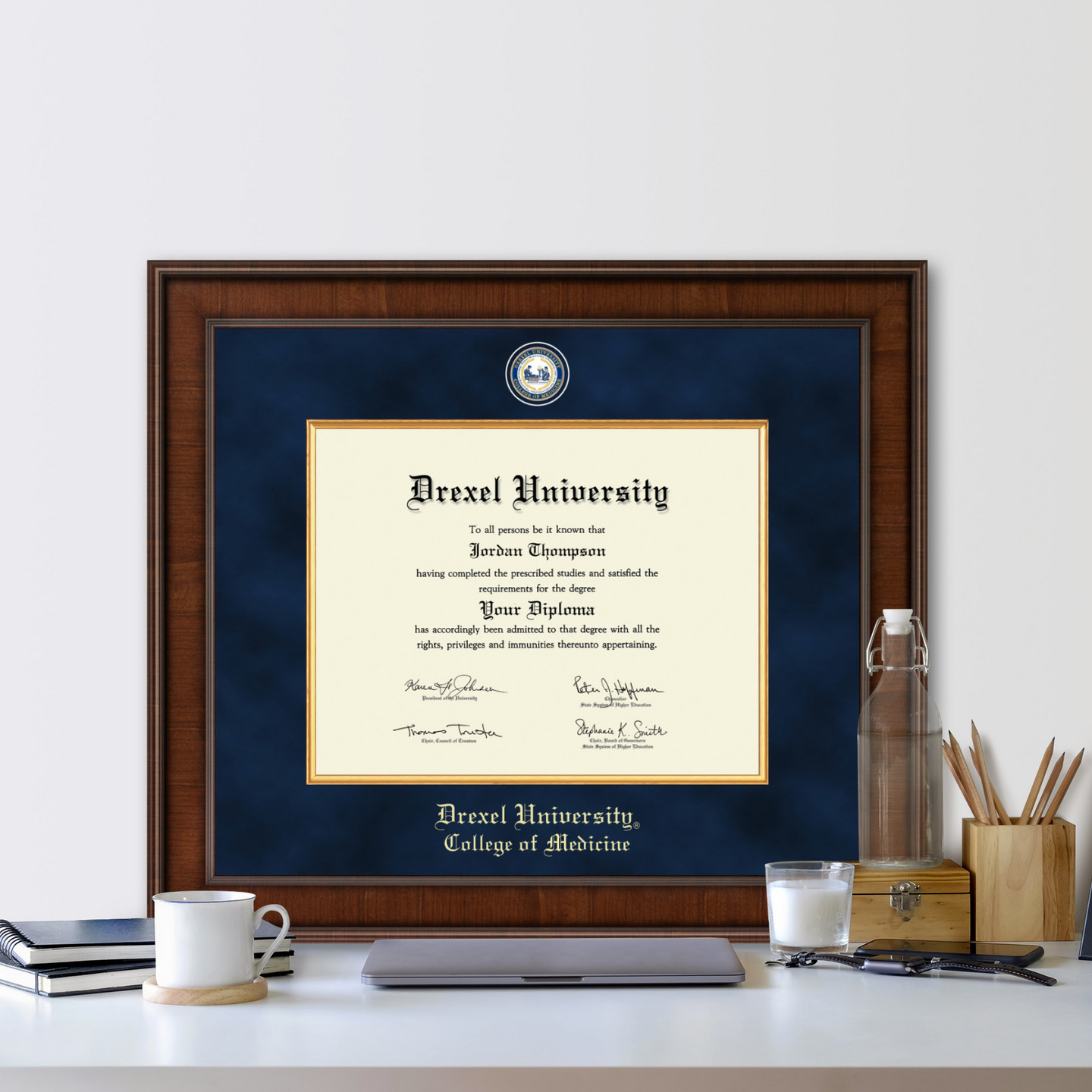 Drexel University College of Medicine Presidential Masterpiece Diploma  Frame in Madison - Item #289778 from Drexel University College Medicine