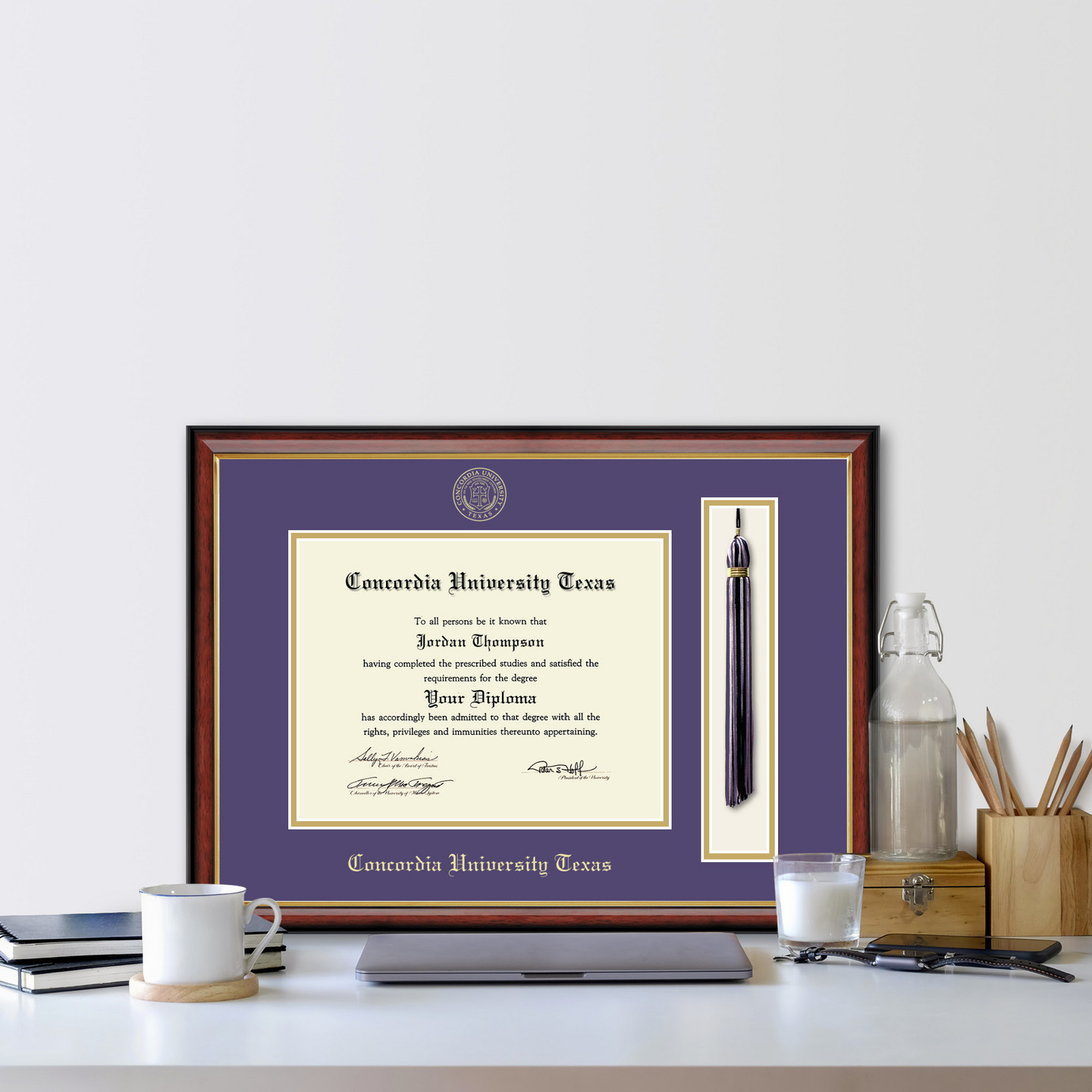 Concordia University Texas PreMay 2020Tassel Edition Diploma Frame in
