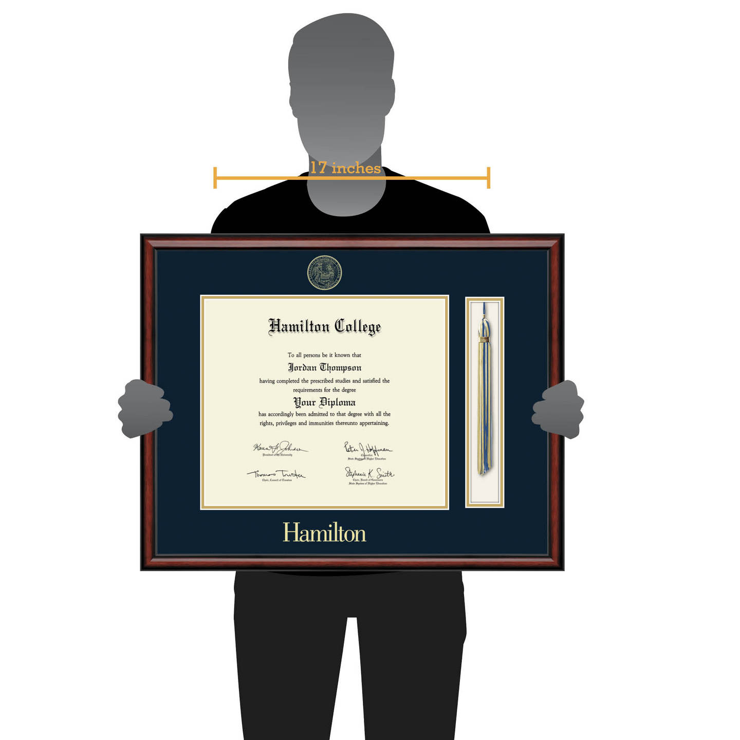 Hamilton College Tassel Edition Diploma Frame in Southport Item