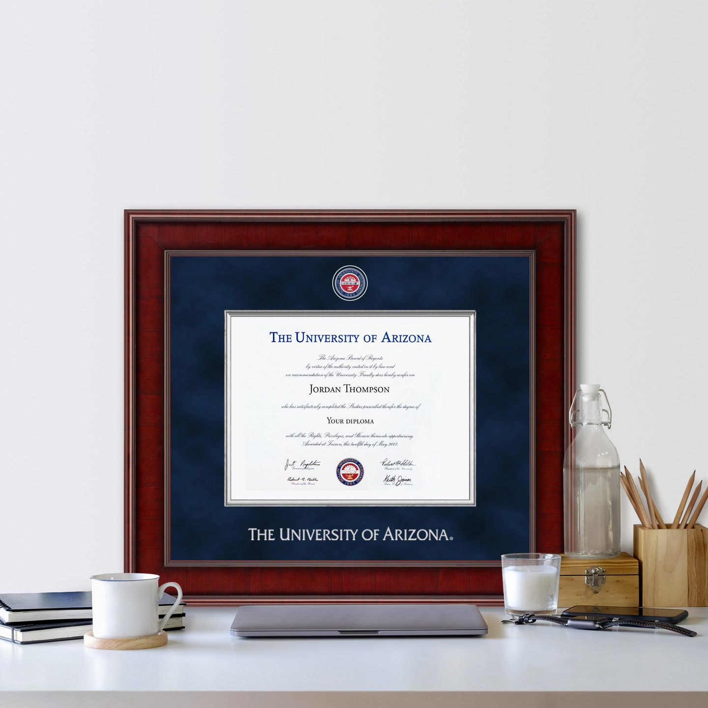 The University of Arizona Presidential Masterpiece Diploma Frame in Jefferson Item 303869