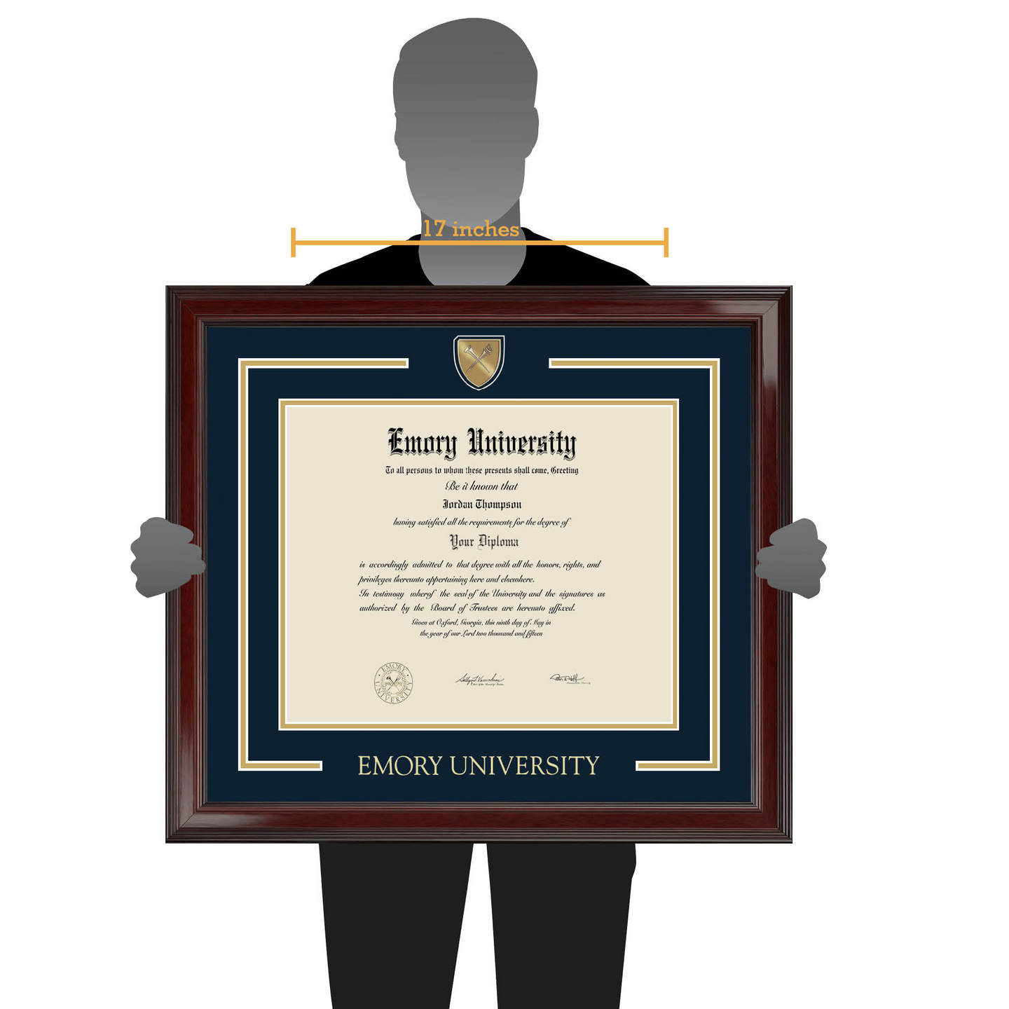 Emory University Showcase Edition Diploma Frame in Encore Item